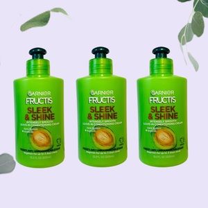 GARNIER FRUCTIS SLEEK & SHINE LEAVE IN CONDITIONING CREAM